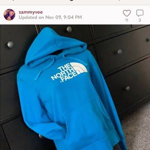 Blue northface hoodie for Karla reposted!